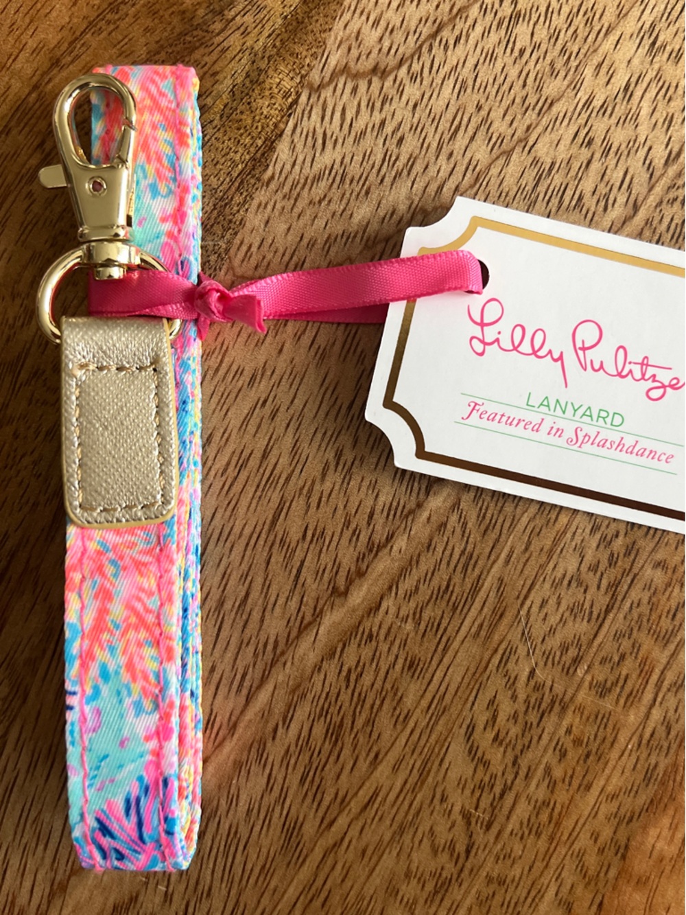 Lilly Pulitzer Lanyard keychain in Splash Dance NWT